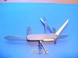 Read Victorinox Swiss Army Huntsman Pocket Knife Titanium Handle Sheath Extras