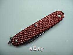 Red Alox Victorinox Pioneer Swiss Army Pocket Knife Multi-Tool Blade Steel 1998