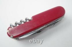 Red Victorinox SwissChamp SuperTimer Pocket Knife Swiss Army with Clock Face