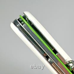 RedEdge Modified Victorinox Yeoman White Plus Scales / Bright Green Liner