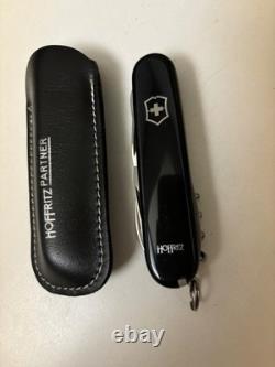 Reduced To Sell! Victorinox Hoffritz Black Swiss Army Knife