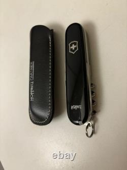 Reduced To Sell! Victorinox Hoffritz Black Swiss Army Knife