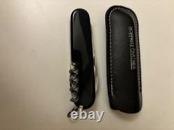 Reduced To Sell! Victorinox Hoffritz Black Swiss Army Knife