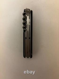 Reduced To Sell! Victorinox Hoffritz Black Swiss Army Knife
