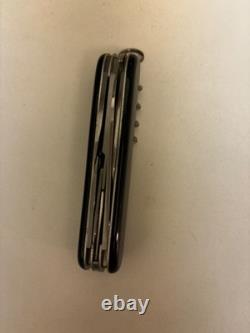 Reduced To Sell! Victorinox Hoffritz Black Swiss Army Knife