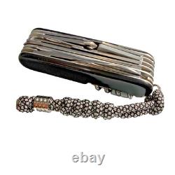 Refurbished Victorinox CHAMPION C 91mm Black Swiss Army Knife