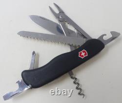 Retired Black Victorinox Atlas 111mm Swiss Army Knife Slide-Lock TSA Auction