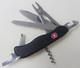 Retired Black Victorinox Atlas 111mm Swiss Army Knife Slide-Lock TSA Auction