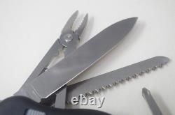 Retired Black Victorinox Atlas 111mm Swiss Army Knife Slide-Lock TSA Auction