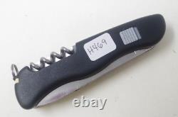 Retired Black Victorinox Atlas 111mm Swiss Army Knife Slide-Lock TSA Auction