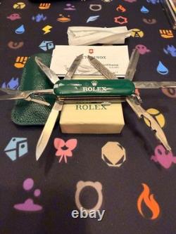 Rolex Swiss Army Knife Never Used With Box and Leather Sleeve