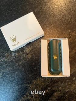 Rolex Wenger Esquire Swiss Army Knife Unused Green with Rolex Sheath