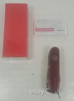 Ruby Victorinox Cybertool 41 Pocket Knife Swiss Army Multi-Tool Blades Folder