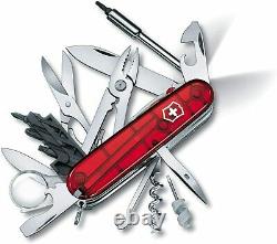 Ruby Victorinox Cybertool Lite Pocket Knife Swiss Army Multi-Tool Blades Folder