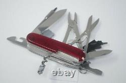 Ruby Victorinox Cybertool Lite Pocket Knife Swiss Army Multi-Tool Blades Folder