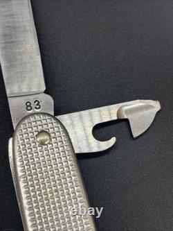 SAK 1983 Wenger Switzerland Delemont soldier alox Swiss Army Knife Messer 83 SAK 1983 Wenger Switzerland Delemont soldier alox Swiss Army Knife Messer 83