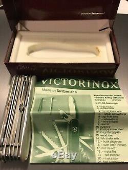 SALE Victorinox 24-Feature Swiss Army Knife with Genuine Mother of Pearl with Box