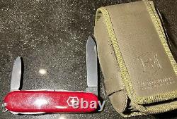 SOS Survival Kit Victorinox Olive Green Pouch Swiss Army Knife Accessories Rare