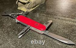 SOS Survival Kit Victorinox Olive Green Pouch Swiss Army Knife Accessories Rare