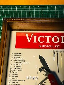 SUPER Rare Victorinox SOS KIT DISPLAY MODEL Counter top Swiss Army knife