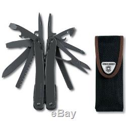 SWISS ARMY KNIFE VICTORINOX SWISSTOOL SPIRIT XBS 3.0224.3CN BLACK WITH POUCH z