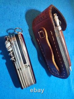 SWISS Officers Army Knife VICTORINOX Multi-Tool Stainless Steel Rostfrei + Case