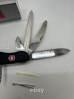 SWISS Victorinox Fireman CYRK Army Knife Black with Locking Blade 46928548675