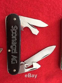 Set Of 3 Victorinox Soft Alox Cadet Swiss Army Knife