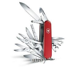 Set Victorinox Swiss Army Pocket Knife Swiss Champ Red & Pouch 91mm 1.6795. Lb1