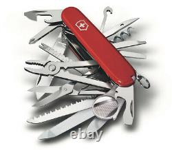 Set Victorinox Swiss Army Pocket Knife Swiss Champ Red & Pouch 91mm 1.6795. Lb1