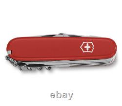 Set Victorinox Swiss Army Pocket Knife Swiss Champ Red & Pouch 91mm 1.6795. Lb1