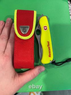 StayGlow Victorinox RescueTool 111mm Swiss Army Knife with Case TSA Auction