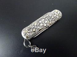 Sterling and 18k Gold Swiss army Knife. NEW