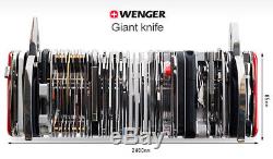 Superselten Wenger Swiss Army 16999 Giant Knife, 87 Implements / 141 Functions