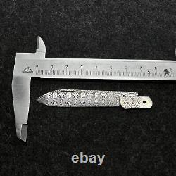 Swedish Damascus Powder Steel Replace Blade for 84mm Victorinox Swiss Army Knife