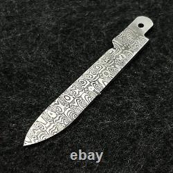 Swedish Damascus Powder Steel Replace Blade for 84mm Victorinox Swiss Army Knife