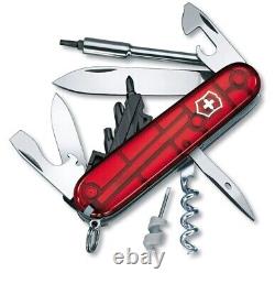 Swiss Army 54919 Ruby Large Cybertool 29 Victorinox Multi Tool Knife