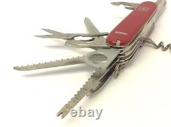 Swiss Army Hoffritz Officer Suisse Utility Pocket Knife Tool Vitorinox Stainless