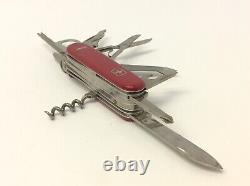 Swiss Army Hoffritz Officer Suisse Utility Pocket Knife Tool Vitorinox Stainless