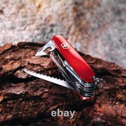 Swiss Army Knife 33 Functions Pocket with Large Blade Red Victorinox Champ