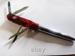 Swiss Army Knife & Ball Point Pen Light VTG Wagner Of Switzerland Black Ink Rare