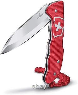 Swiss Army Knife Hunter Pro Clip & Lanyard, Red Alox, Victorinox, 0.9415.20 NIB