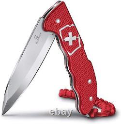 Swiss Army Knife Hunter Pro Clip & Lanyard, Red Alox, Victorinox, 0.9415.20 NIB