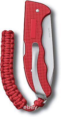 Swiss Army Knife Hunter Pro Clip & Lanyard, Red Alox, Victorinox, 0.9415.20 NIB