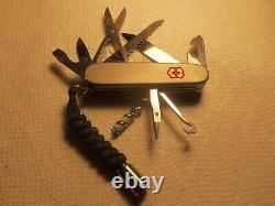 Swiss Army Knife Huntsman Titanium Scales & Lanyard $35 In Extras Was $275