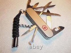 Swiss Army Knife Huntsman Titanium Scales & Lanyard $35 In Extras Was $275