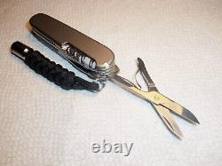 Swiss Army Knife Huntsman Titanium Scales & Lanyard $35 In Extras Was $275