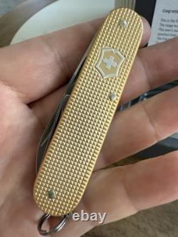 Swiss Army Knife L. E. Champagne Gold Cadet Alox Victorinox 0.2601. L19 New In Box