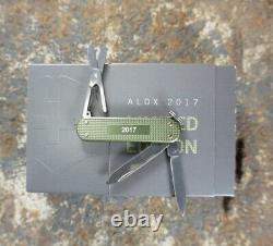 Swiss Army Knife, L. E. Olive Green Classic Alox Victorinox 0.6221. L17 New In Box