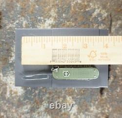 Swiss Army Knife, L. E. Olive Green Classic Alox Victorinox 0.6221. L17 New In Box
